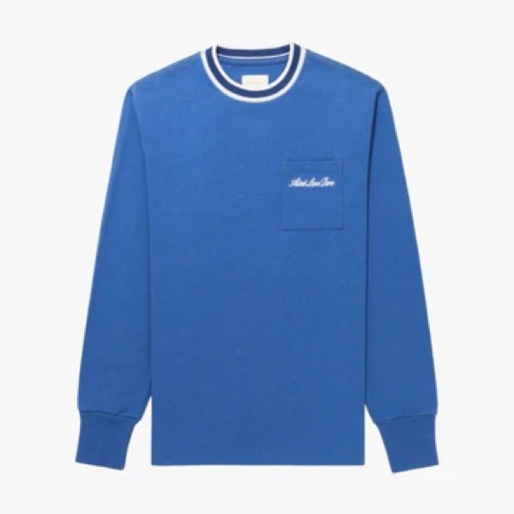 ALD 
LS RIBBED COLLAR TEE
